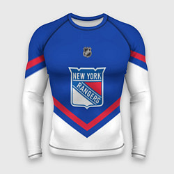 Рашгард мужской NHL: New York Rangers, цвет: 3D-принт