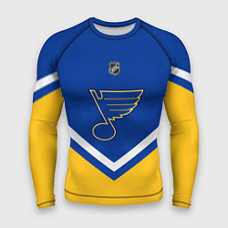 Рашгард мужской NHL: St. Louis Blues, цвет: 3D-принт