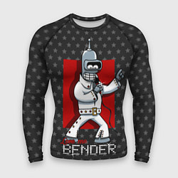 Рашгард мужской Bender Presley, цвет: 3D-принт