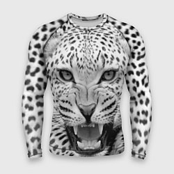 Мужской рашгард Белый леопард