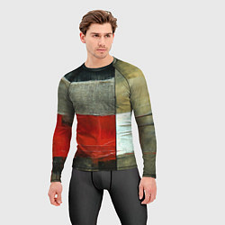 Рашгард мужской Абстрактное искусство, цвет: 3D-принт — фото 2
