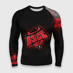 Рашгард мужской HellRaisers: Black collection, цвет: 3D-принт