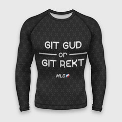 Мужской рашгард MLG Git Gud or Git Rekt