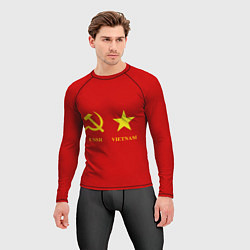 Рашгард мужской СССР и Вьетнам, цвет: 3D-принт — фото 2