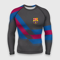 Рашгард мужской Barcelona FC: Dark style, цвет: 3D-принт