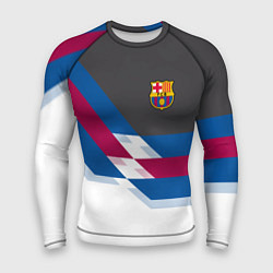 Мужской рашгард Barcelona FC: White style