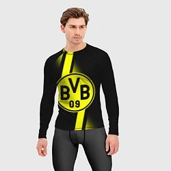 Рашгард мужской FC Borussia Dortmund: Storm, цвет: 3D-принт — фото 2