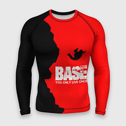 Рашгард мужской Base Jumping: B&R, цвет: 3D-принт