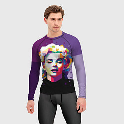 Рашгард мужской Marilyn Monroe, цвет: 3D-принт — фото 2