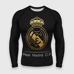Рашгард мужской FC Real Madrid: Gold Edition, цвет: 3D-принт