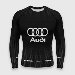Мужской рашгард Audi: Black Abstract