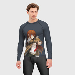 Рашгард мужской Kurusi Makise - Steins gate, цвет: 3D-принт — фото 2
