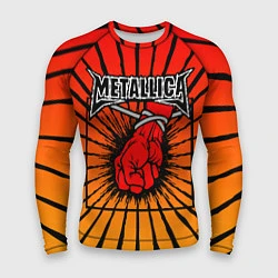 Рашгард мужской Metallica Fist, цвет: 3D-принт