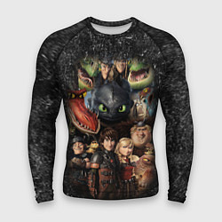 Рашгард мужской How to Train Your Dragon, цвет: 3D-принт