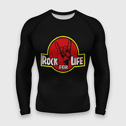 Рашгард мужской Rock for Life, цвет: 3D-принт