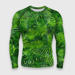 Рашгард мужской Тропический лес, цвет: 3D-принт