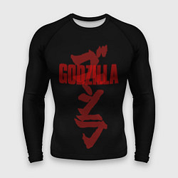 Рашгард мужской Godzilla: Hieroglyphs, цвет: 3D-принт