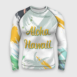 Рашгард мужской Aloha Hawaii, цвет: 3D-принт