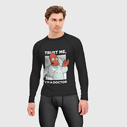Рашгард мужской Zoidberg: Trust Me, цвет: 3D-принт — фото 2