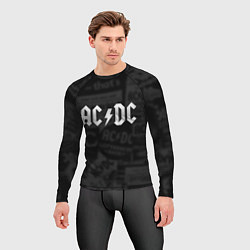 Рашгард мужской AC/DC: Black Rock, цвет: 3D-принт — фото 2