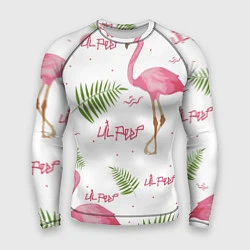 Мужской рашгард Lil Peep: Pink Flamingo
