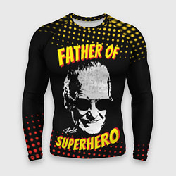 Рашгард мужской Stan Lee: Father of Superhero, цвет: 3D-принт
