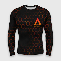 Рашгард мужской Apex Legends: Orange Carbon, цвет: 3D-принт
