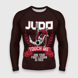 Рашгард мужской Judo: Touch Me, цвет: 3D-принт
