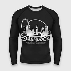 Рашгард мужской Sherlock, цвет: 3D-принт