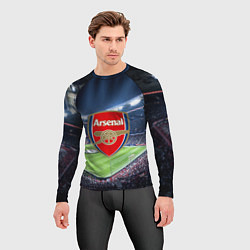 Рашгард мужской FC Arsenal, цвет: 3D-принт — фото 2