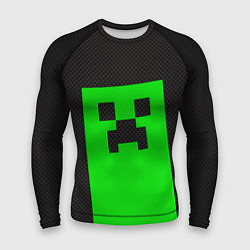Мужской рашгард MINECRAFT карбон