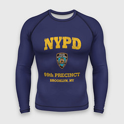 Рашгард мужской Бруклин 9-9 департамент NYPD, цвет: 3D-принт