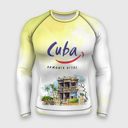 Рашгард мужской Куба, цвет: 3D-принт