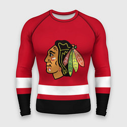 Рашгард мужской Chicago Blackhawks, цвет: 3D-принт