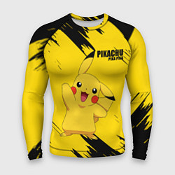 Рашгард мужской PIKACHU: PIKA PIKA, цвет: 3D-принт