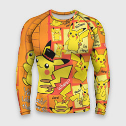 Мужской рашгард Pikachu