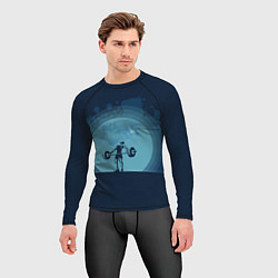 Рашгард мужской Тяжёлая атлетика, цвет: 3D-принт — фото 2