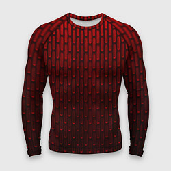 Рашгард мужской Текстура красный градиент, цвет: 3D-принт