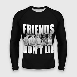 Рашгард мужской Friends Dont Lie, цвет: 3D-принт