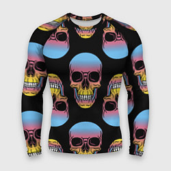 Мужской рашгард Neon skull!