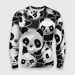 Рашгард мужской Смешные панды, цвет: 3D-принт