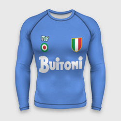 Рашгард мужской Диего Марадона Наполи Ретро, цвет: 3D-принт