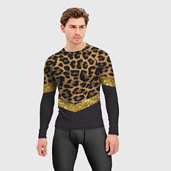 Рашгард мужской Леопардовый принт, цвет: 3D-принт — фото 2