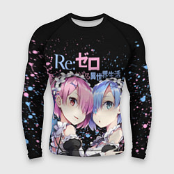 Рашгард мужской Re:Zero, Рам и Рем, цвет: 3D-принт