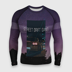 Рашгард мужской Street Drift Gang Дрифт, цвет: 3D-принт
