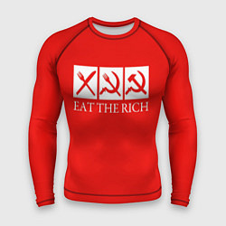 Рашгард мужской Eat The Rich, цвет: 3D-принт