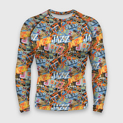 Рашгард мужской Jazz, цвет: 3D-принт