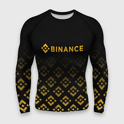 Рашгард мужской BINANCE БИНАНС БИРЖА, цвет: 3D-принт