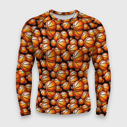 Рашгард мужской Баскетбольные Мячи, цвет: 3D-принт