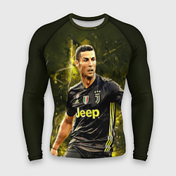 Рашгард мужской Cristiano Ronaldo Juventus, цвет: 3D-принт